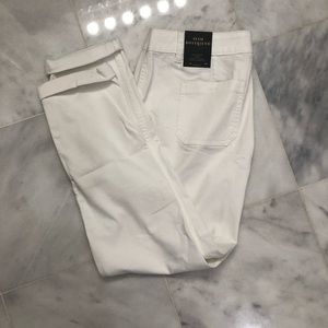 The Limited White Crop Pants